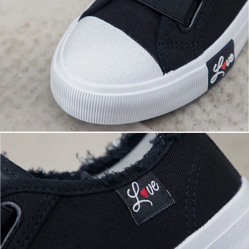 2018 New Fashion Magic Paste Women Sneakers Causal  Canvas Shoes Woman Flats Student Causal Shoes