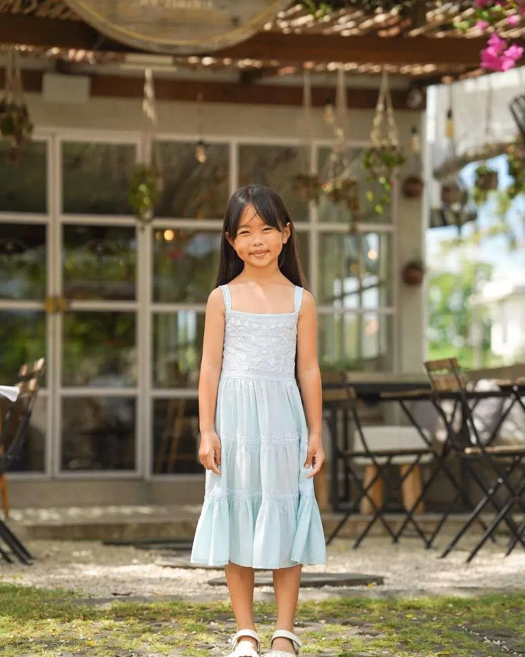 Agnes Dress in Blue