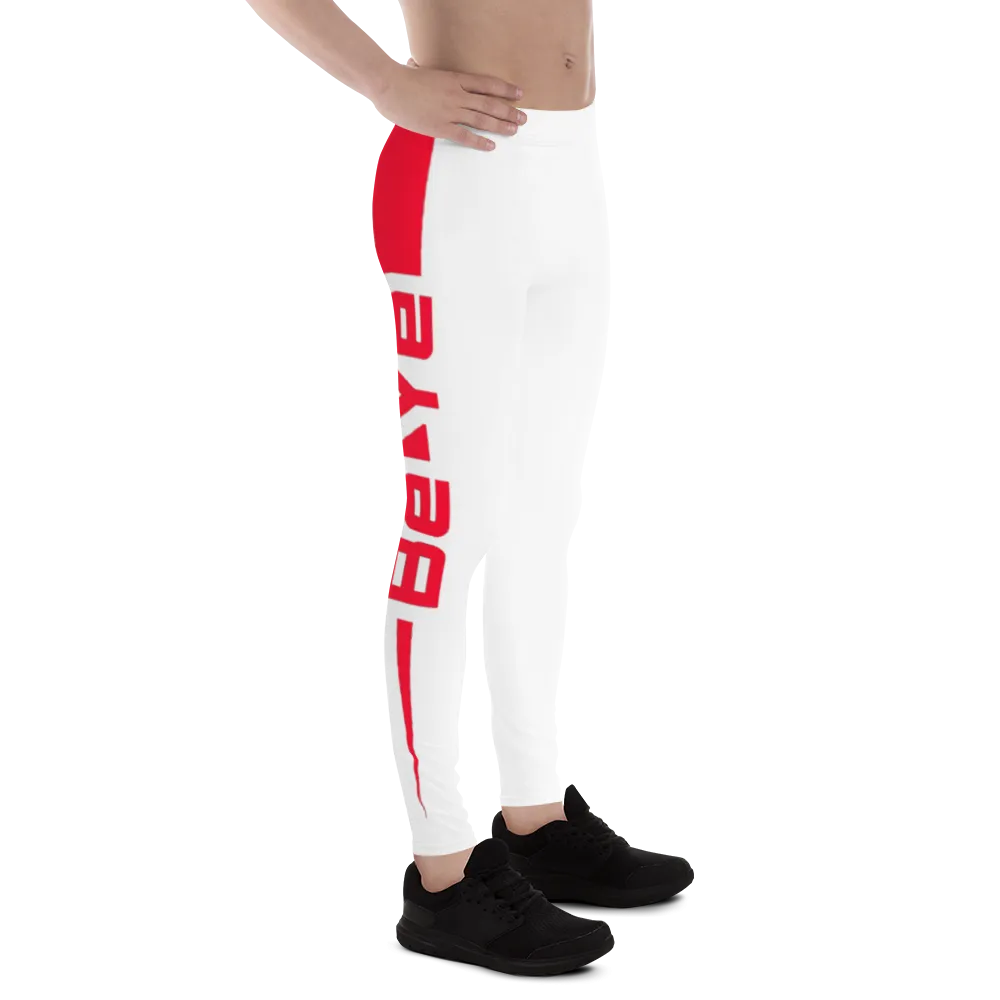 Be Ye AWARE Stripe Men's Athletic Rash Guard Leggings