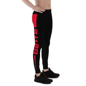 Be Ye AWARE Stripe Men's Athletic Rash Guard Leggings