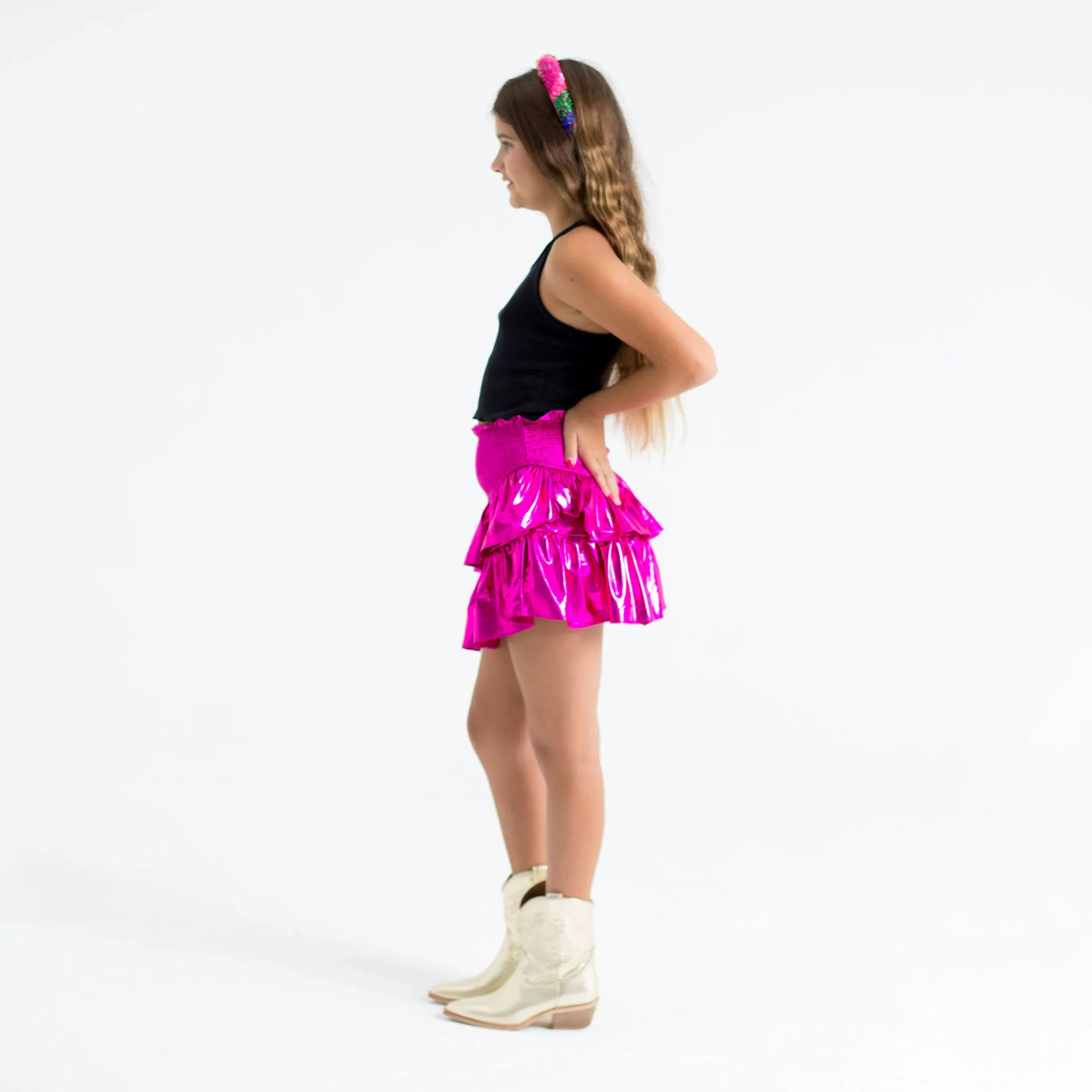 Brookie Fuchsia Tween Skort