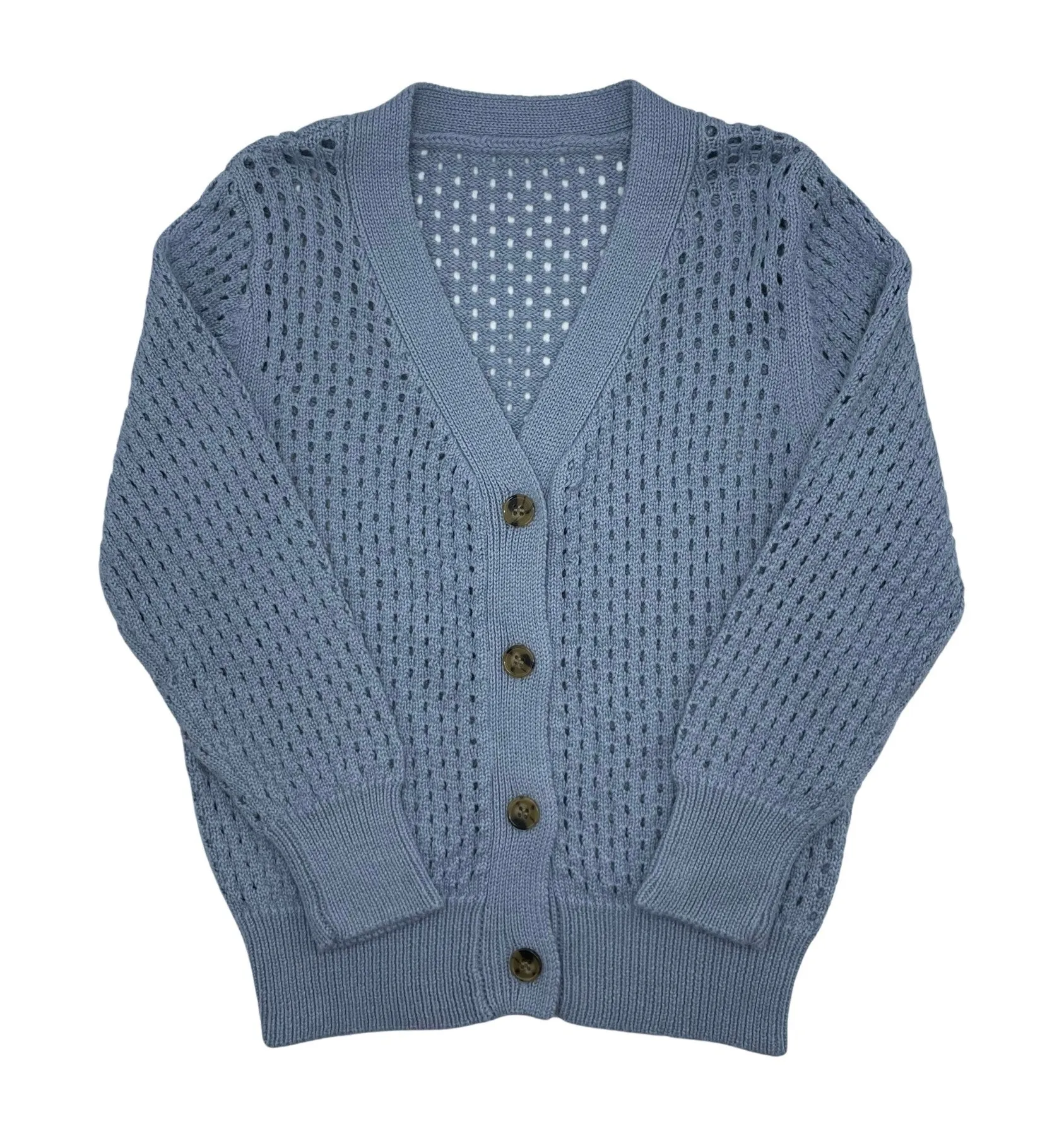 BZzy STYLE OPENWORK CARDIGAN