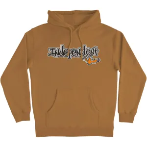 INDEPENDENT X GONZ BAR P/O HOODY - SADDLE