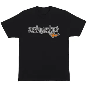 INDEPENDENT X GONZ BAR S/S TEE - BLACK