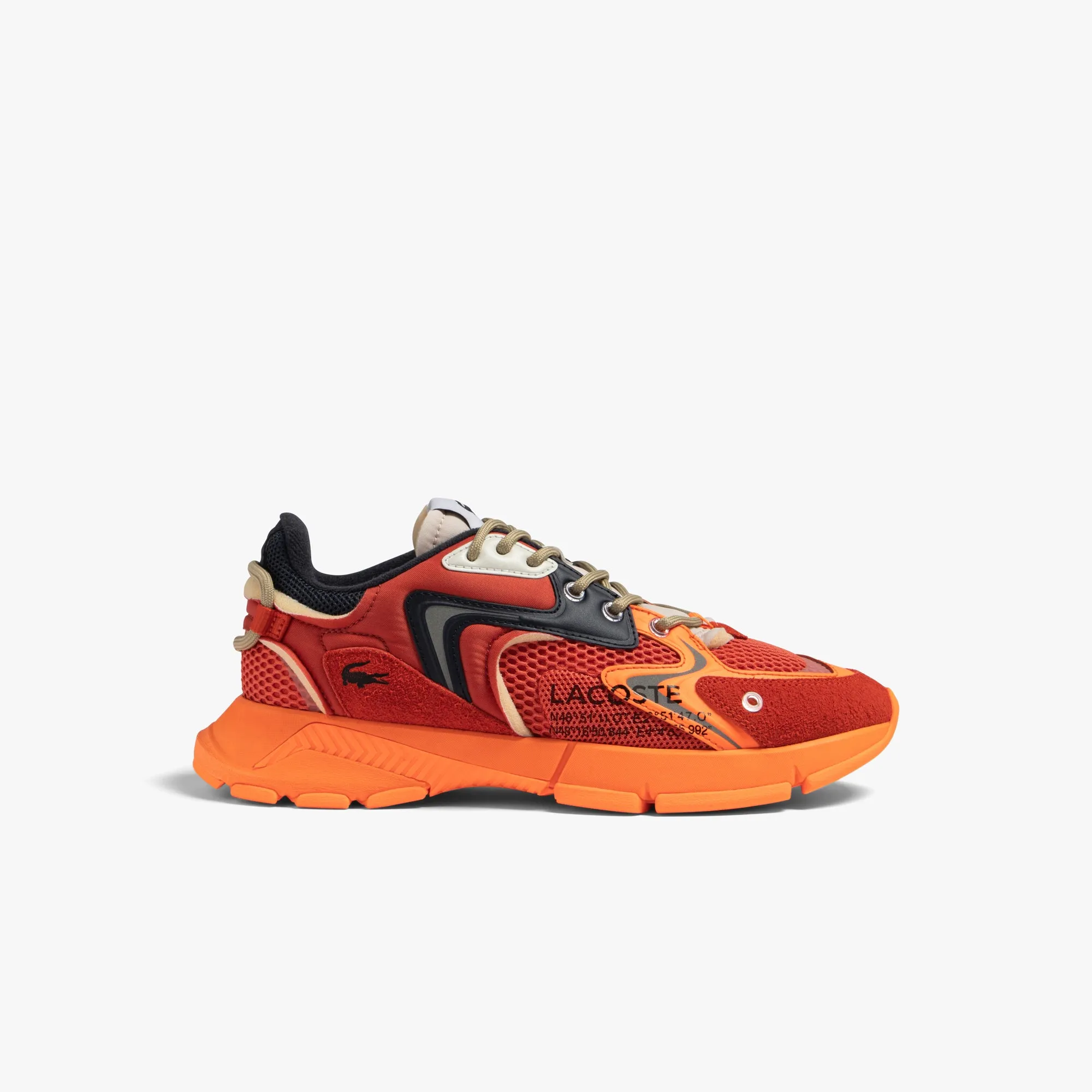 Lacoste - L003 Neo Textile Sneakers - Red/Orange
