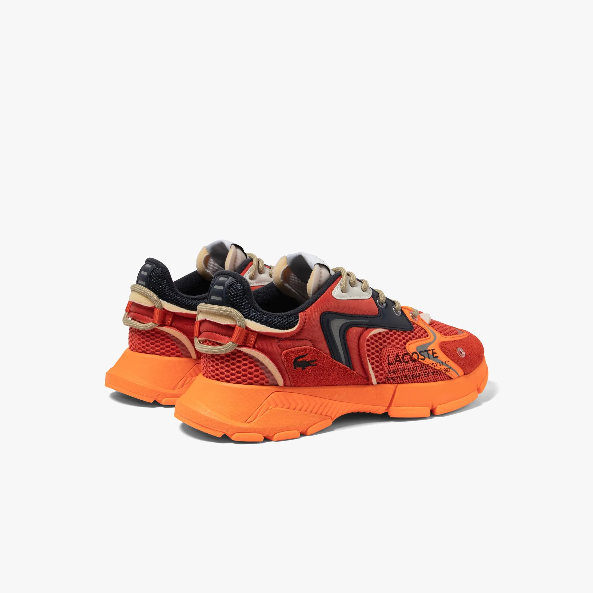 Lacoste - L003 Neo Textile Sneakers - Red/Orange