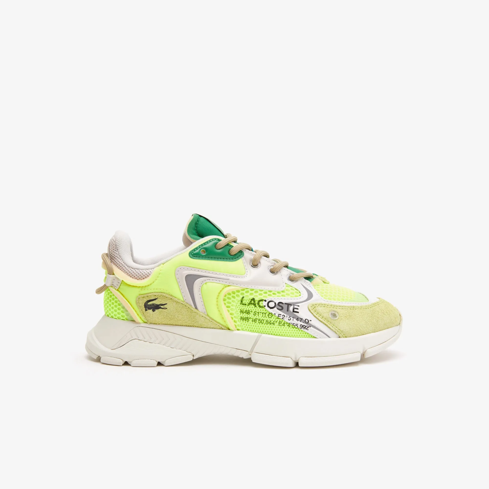 Lacoste - L003 Neo Textile Sneakers - Yellow/Off White