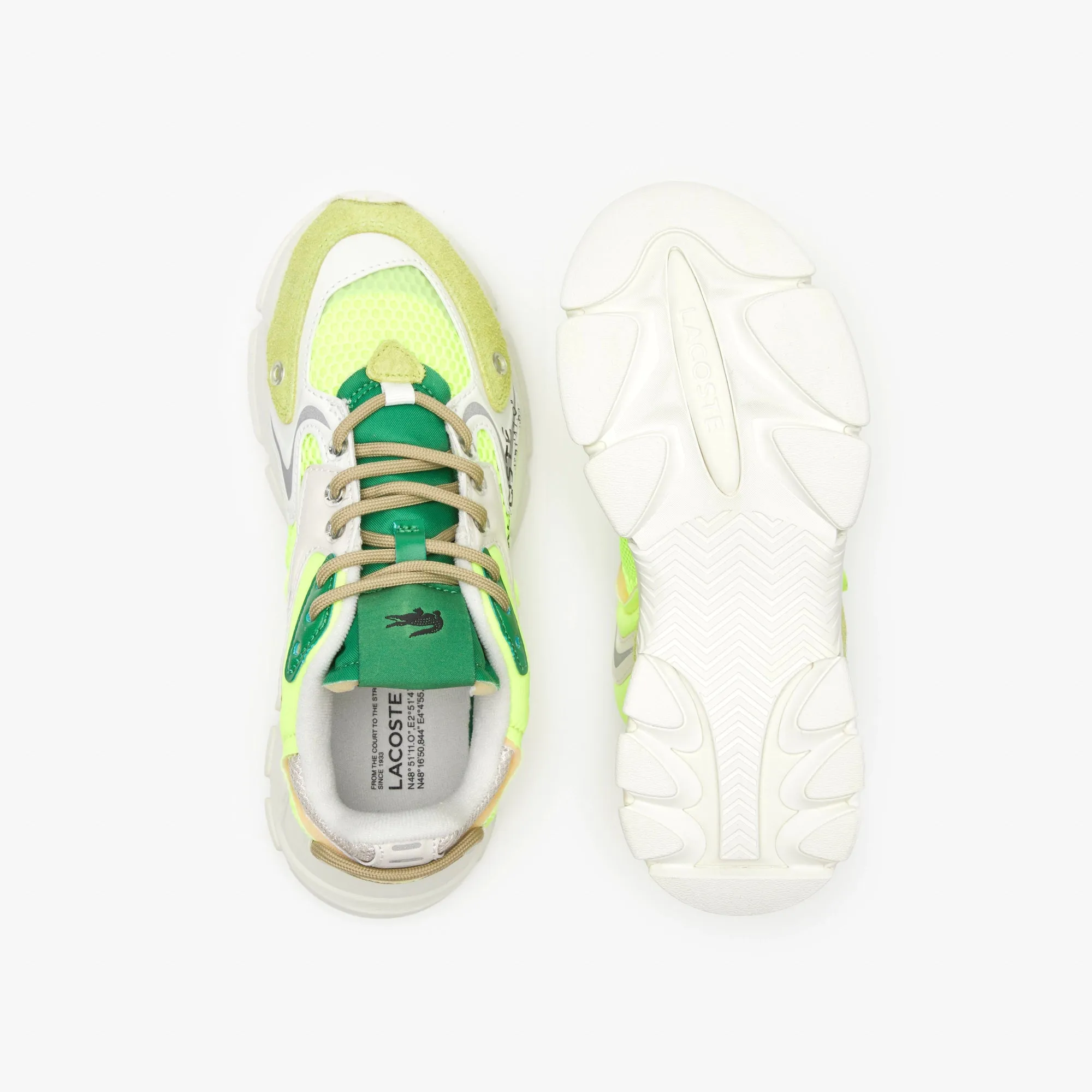 Lacoste - L003 Neo Textile Sneakers - Yellow/Off White
