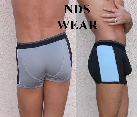 Microfiber Contrast Piped Boxer - Small