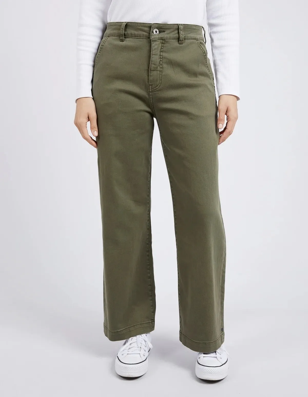 Scarlett Wide Leg Pant - Clover