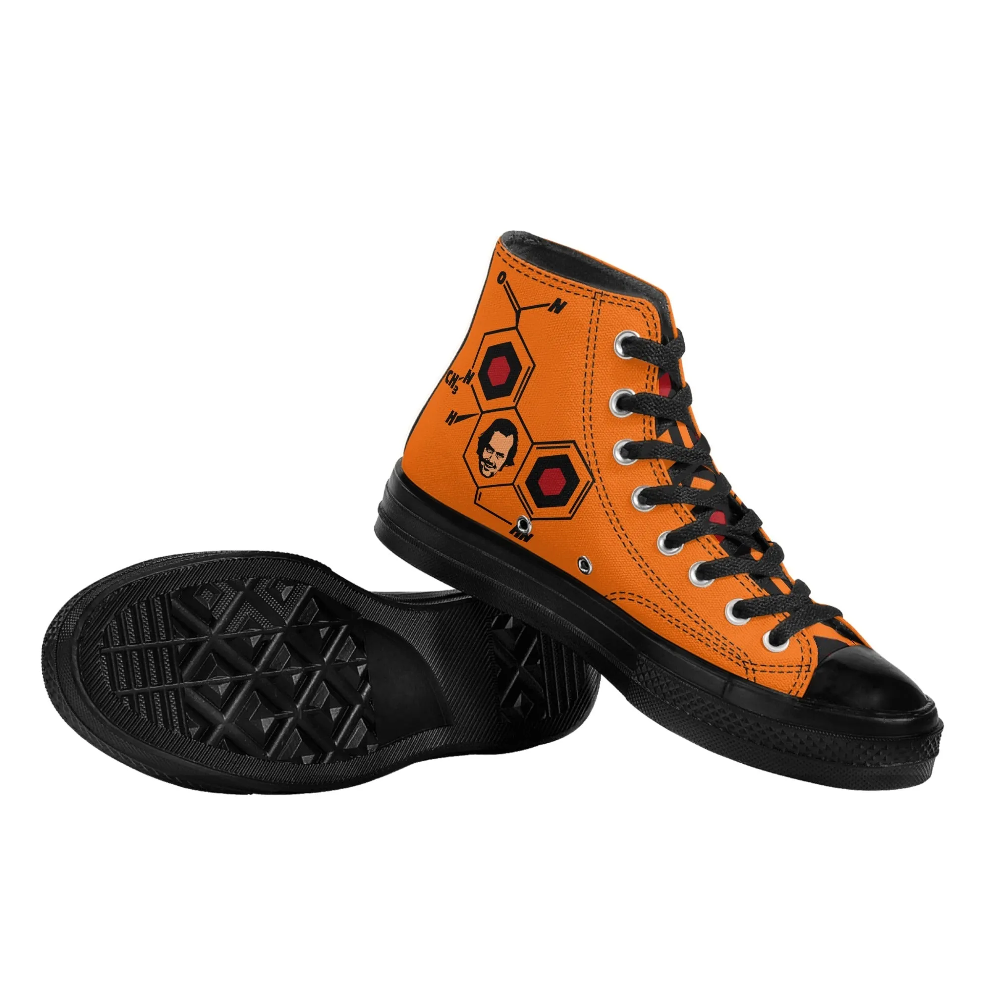 The Shining Molecule LSD Classic High Top Canvas Sneakers (Mens sizes)