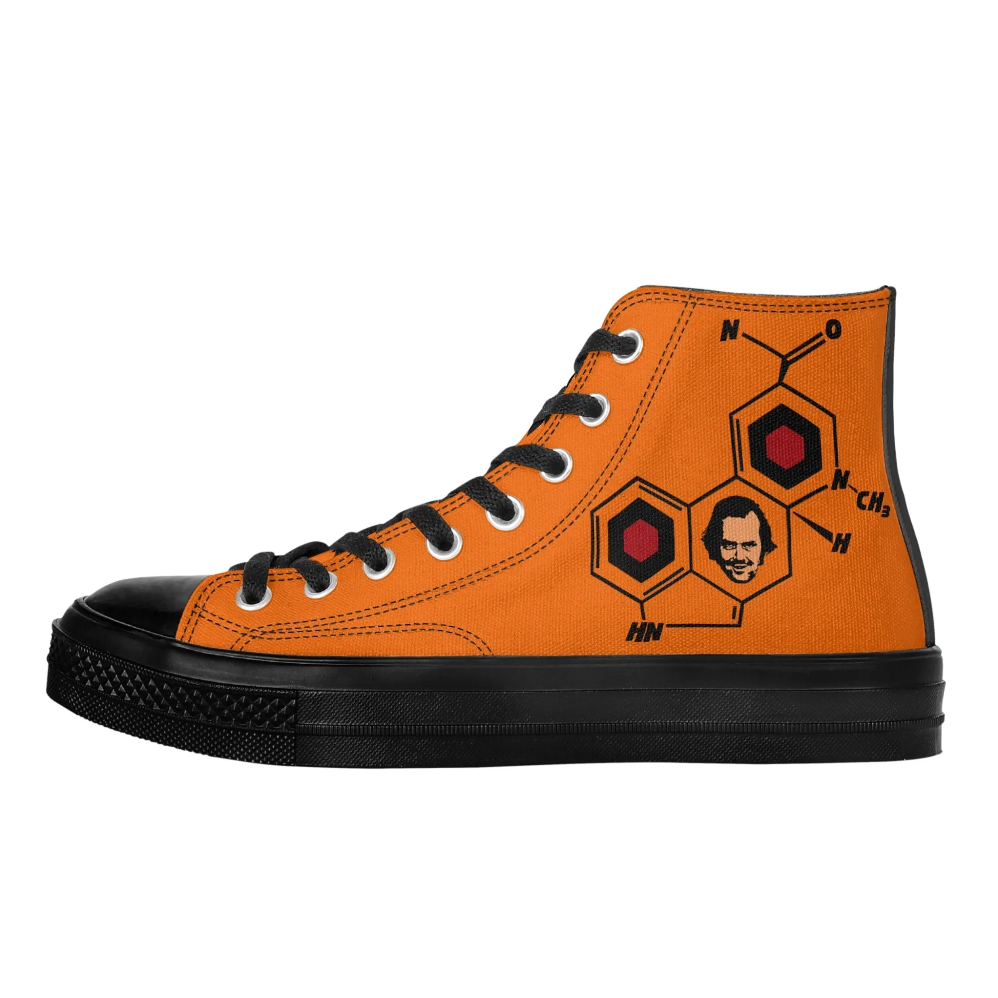 The Shining Molecule LSD Classic High Top Canvas Sneakers (Mens sizes)