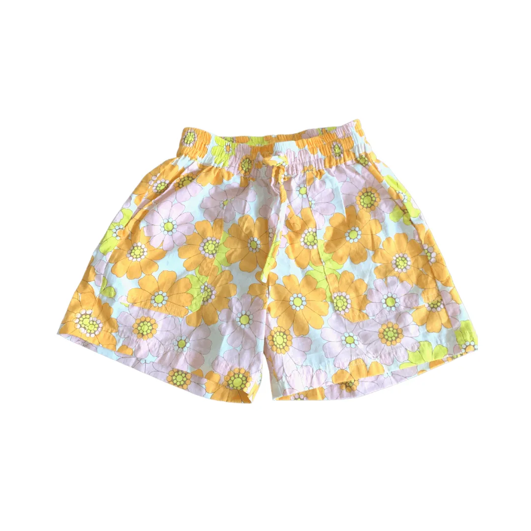 Zara Shorts in Pink Flower Power