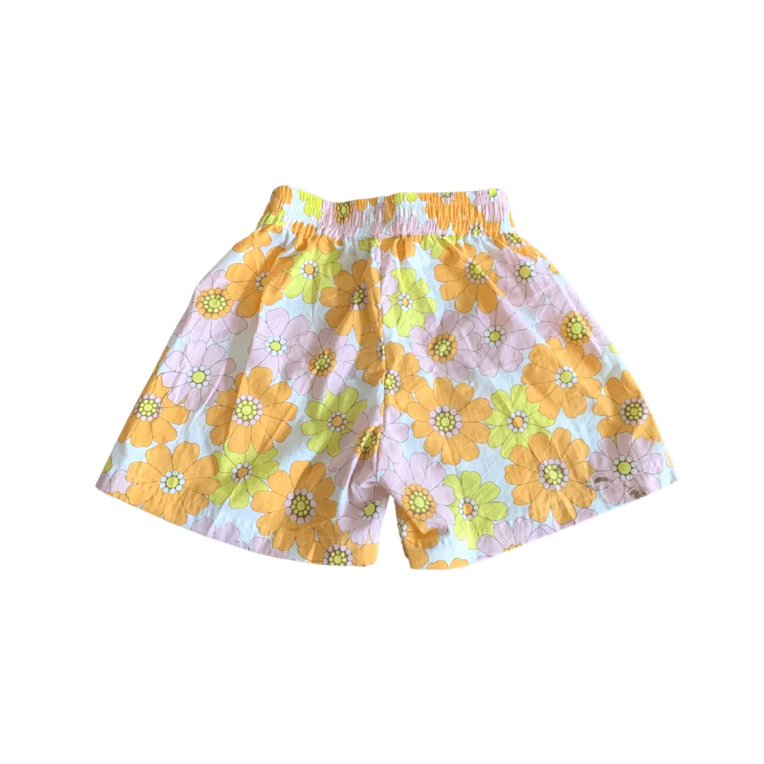 Zara Shorts in Pink Flower Power