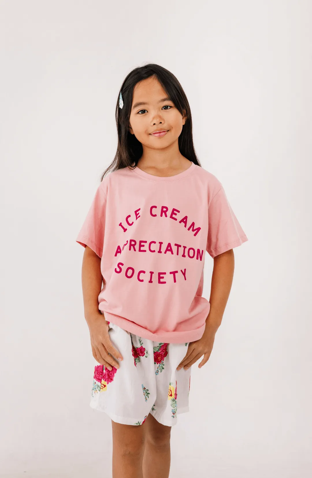 Zica Short in Pink Little Flower